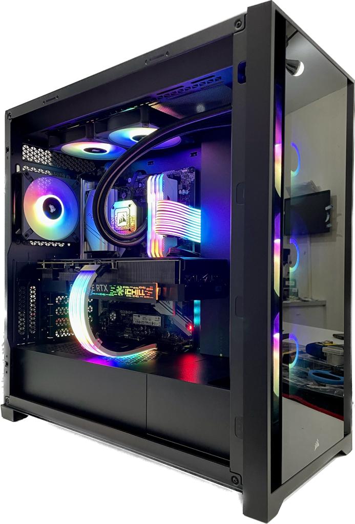 5000x Black Rgb Gaming Pc (ready To Go, New) – Lightning Computers