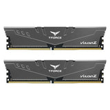 Team T-Force Vulcan Z 32GB Kit (2 x 16GB), DDR4, 3200MHz (PC4-25600), CL16, XMP 2.0, DIMM Memory, Grey