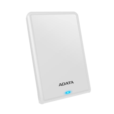 ADATA 1TB HV620S Slim External Hard Drive, 2.5", USB 3.2, 11.5mm Thick, White