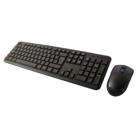 LK-500 Wired Keyboard and Mouse Desktop Kit, USB, Multimedia