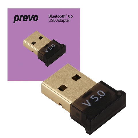 Prevo USBBT Bluetooth 5.0 USB Adapter