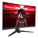 Asrock 27" Phantom Gaming FHD Curved Monitor (PG27F15RS1A), 1920 x 1080, 1ms, 2 HDMI, DP, 240Hz, HDR 10, VESA