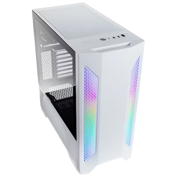 Lian Li Lancool II ARGB Midi-Tower Case - White – Lightning Computers