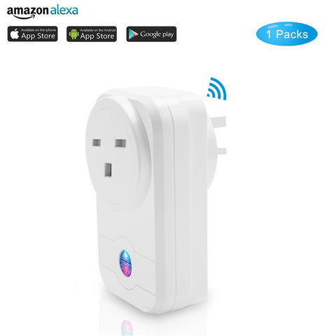 LINGANZH Smart Plug Wi-Fi Smart Socket Compatible with Alexa Google Home, Smart  Outlet Wi-Fi___33 Plug No Hub Required,1 Pack 